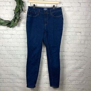 NYDJ Dark Blue Wash LiftxTuck Skinny Legging Jeans MSSD8706 size 6